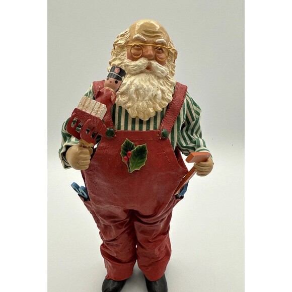 Vtg 1987 Possible Dreams Clothtique Santa Carpenter 713033 Christmas Figurine - Picture 14 of 15